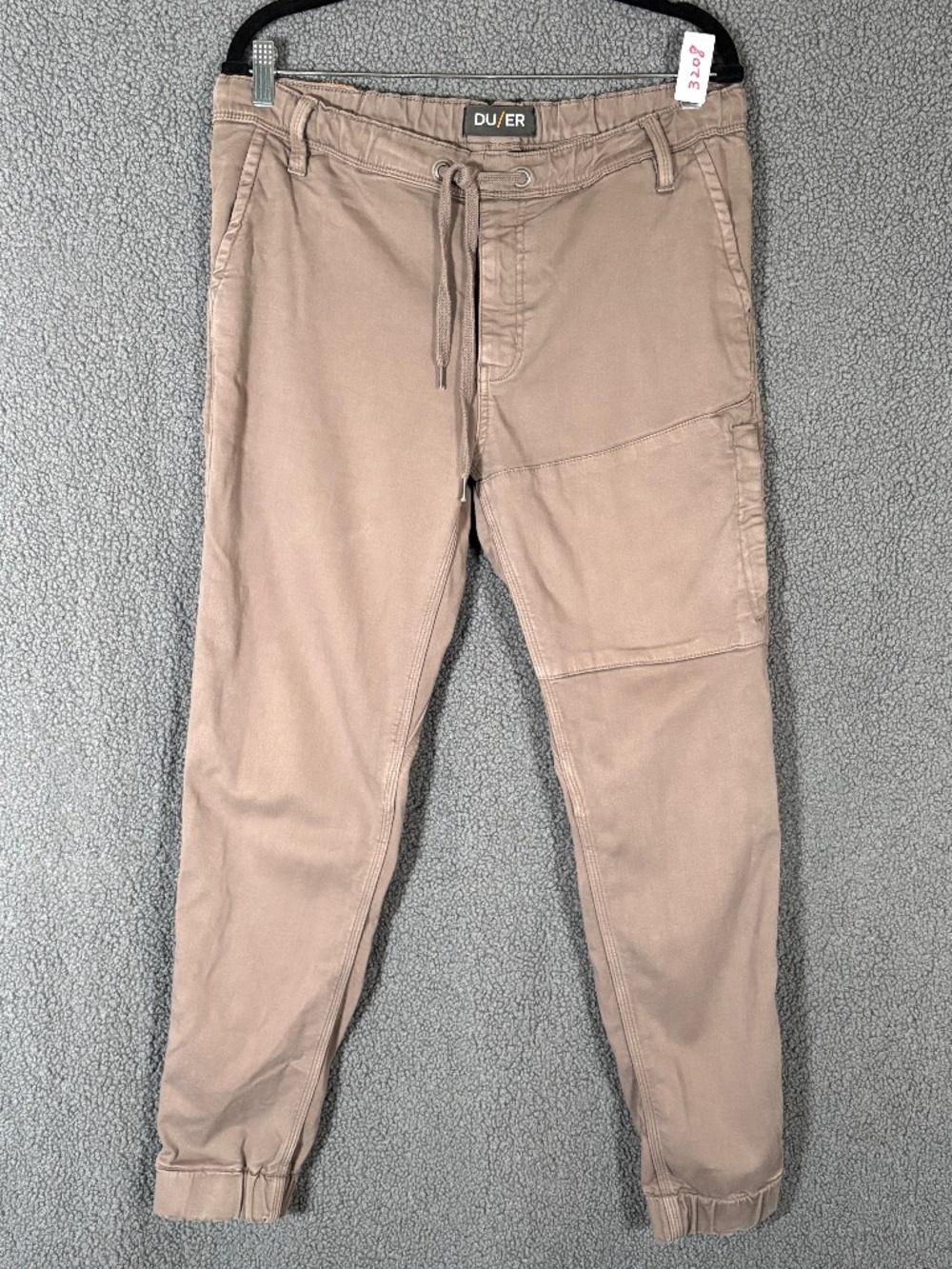 DU/ER Duer N2X No Sweat Slim Fit Joggers Pants - Men's Size 34*29 - Tan